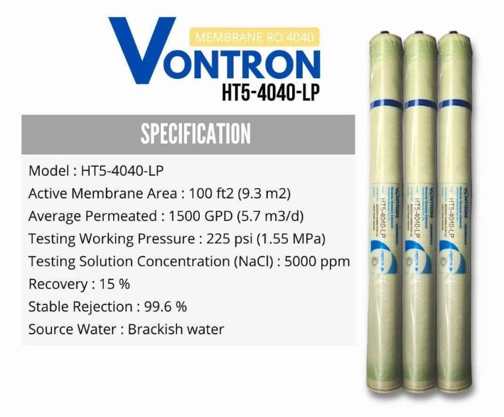 картинка Мембрана обратного осмоса Vontron 4040HT5