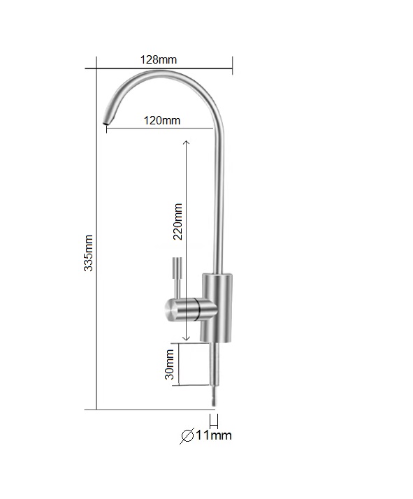 картинка Кран на мойку для питьевой воды D-18