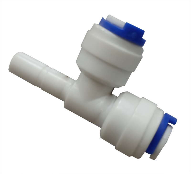 картинка Фитинг тройник QT-23A 1/4"трубка(m) x 1/4"трубка(f) x 1/4"трубка(f) комплект 25 шт.