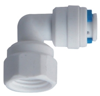 картинка Фитинг угловой QT-14A 1/4"трубка(f) x 1/4"резьба(f) комплект 25 шт.