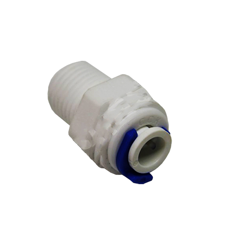 картинка Фитинг прямой QT-19A 1/4"трубка(f) x 1/4"резьба(m) комплект 25 шт.
