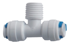 картинка Фитинг тройник QT-06A 1/4"трубка(f) x 1/4"резьба(m) x 1/4"трубка(f) комплект 25 шт.