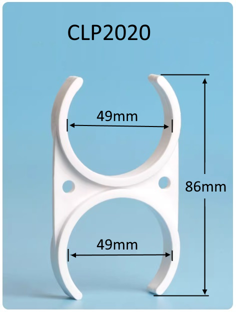 картинка Зажим (клипса), для картриджа Т33 пост-фильтр CLP2020 комплект 10 шт.