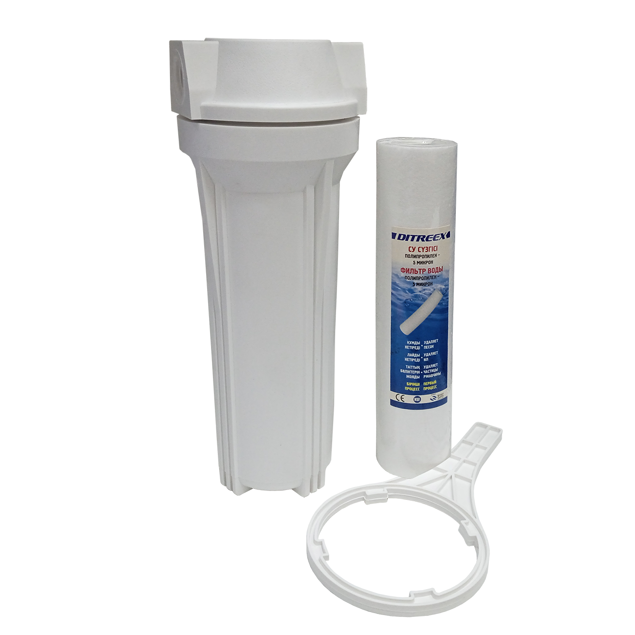 картинка Фильтр воды BR1022-10sl (Пластик-е соед-е: 1/2)