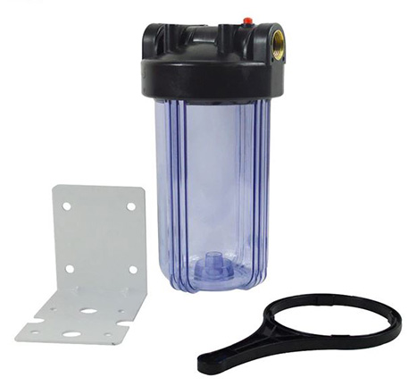 картинка Одинарный магистральный фильтр BRM01-G (PP10" Big Blue, ключ, метал. резьба 1.0")